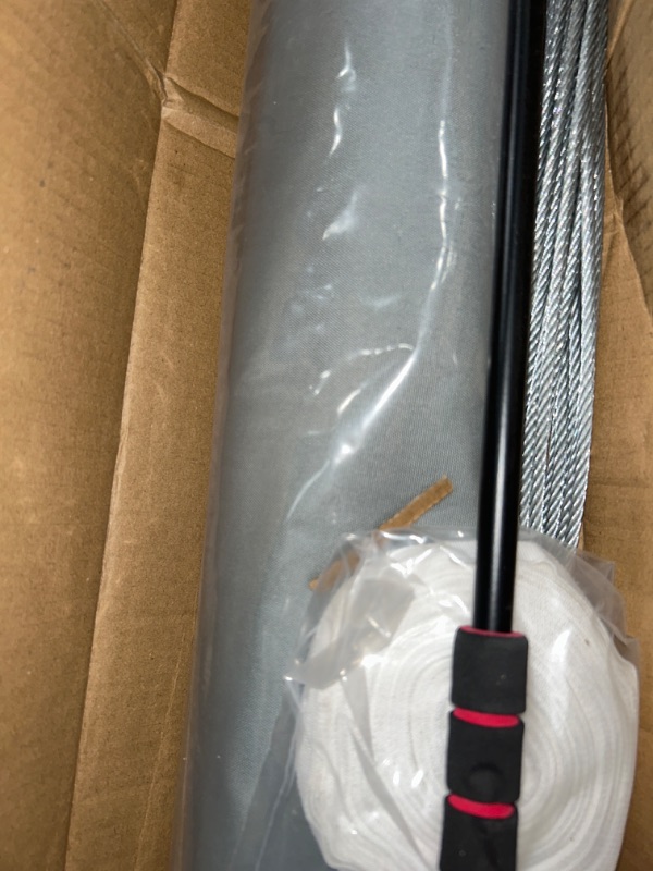 Photo 1 of Goleray 4'x16' Retractable Pergola Canopy Replacement Shade Cover Patio Awnings, Waterproof Outdoor Sun Shade Sail with Cable Hardware for Deck Porch Garage Backyard, Light Gray 0 4'x16' Light Gray,Waterproof