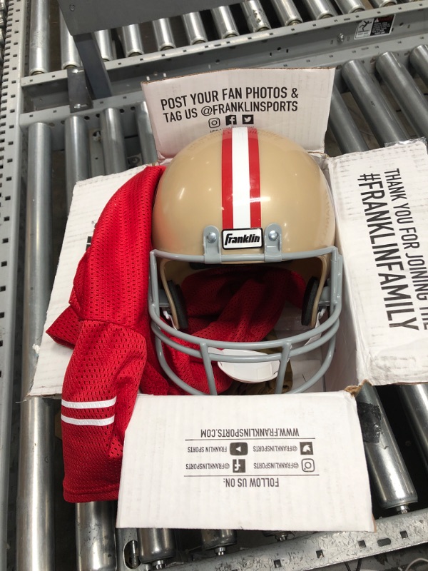 Photo 2 of Collectable helmet and jersey 49ers