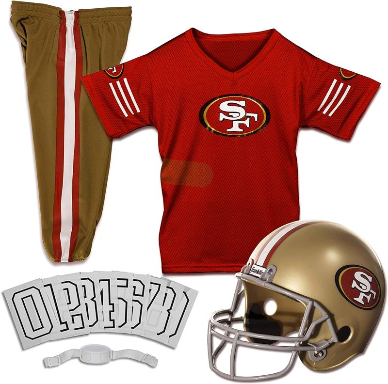 Photo 1 of Collectable helmet and jersey 49ers