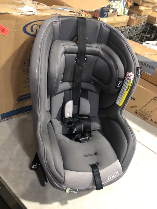 Photo 3 of ***HEAVILY USED AND DIRTY - SEE COMMENTS***
Chicco NextFit Max ClearTex Convertible Car Seat| Rear-Facing Seat for Infants 5-40 lbs. | Forward-Facing Toddler Car Seat 22-65 lbs. | Baby Travel Gear | Cove/Grey