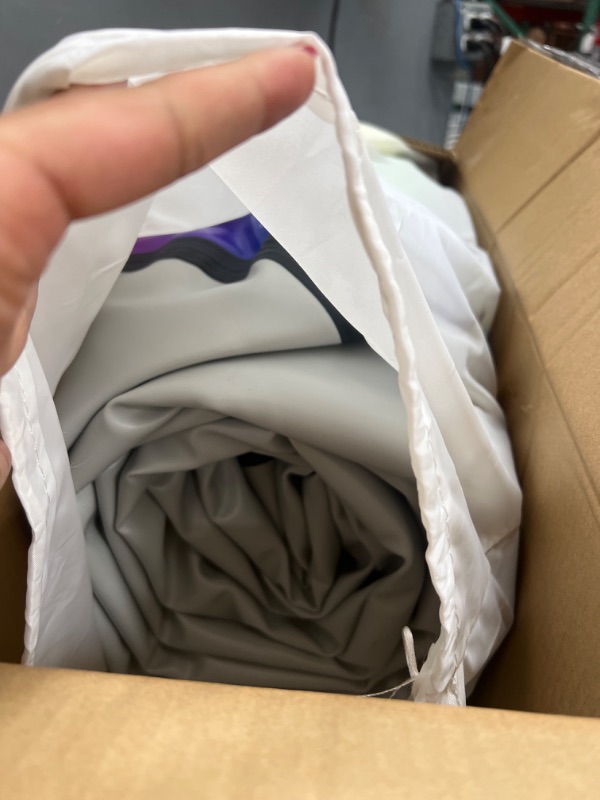 Photo 1 of ROMELANDS Inflatable Air Mat Gymnastics Tumbling Mats Tumble Track Mats 4 inches Thick Training Mat with Electric Air Pump for Home/Gym/Outdoor Rainbow(13ft x 3.3ft x 4")