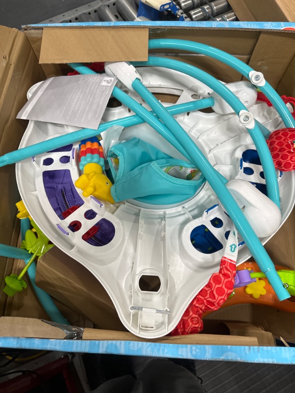 Photo 2 of ***USED - DIRTY - LIKELY MISSING PARTS - UNABLE TO VERIFY FUNCTIONALITY***
Fisher-Price Animal Activity Jumperoo, Blue, One Size, 1 Count (Pack of 1)