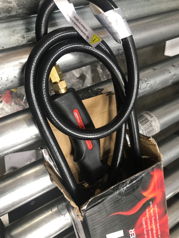 Photo 1 of Propane Torch Weed Burner Kit,Weed Torch 800,000 BTU Blow Torch with 1lb Propane Cylinder Converter,9.8 FT Hose Heavy Duty Flamethrower with Turbo Trigger for Flame Weeding,Roofing, Melting Ice Snow