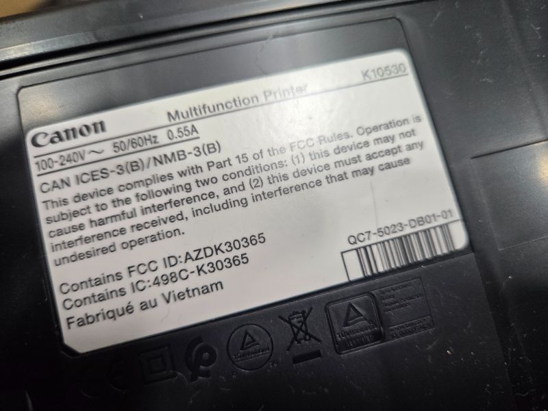 Photo 2 of canon printer multifunction black