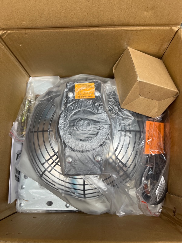 Photo 2 of (READ FULL POST) iPower 7 Inch Shutter Exhaust Fan Aluminum with Speed Controller and Power Cord Kit ,High Speed, 1680 RPM, 760 CFM, Silver 1 Pack 7 Inch