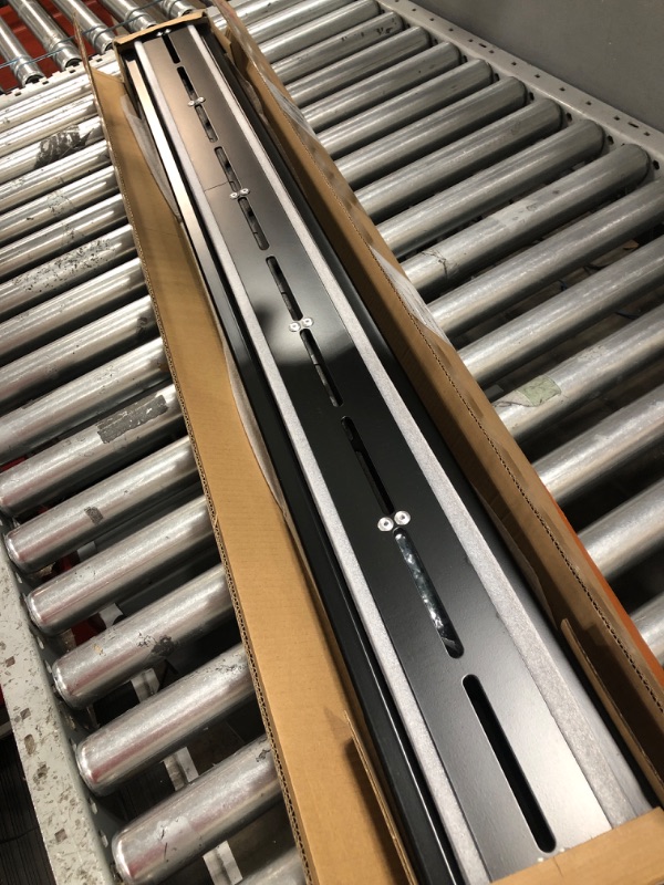 Photo 1 of TORACK Garage Ceiling Bin Storage Rack, Overhead Tote Storage Rail System Heavy Duty Adjustable Tote Slide Garage Storage System(Bins are not included)