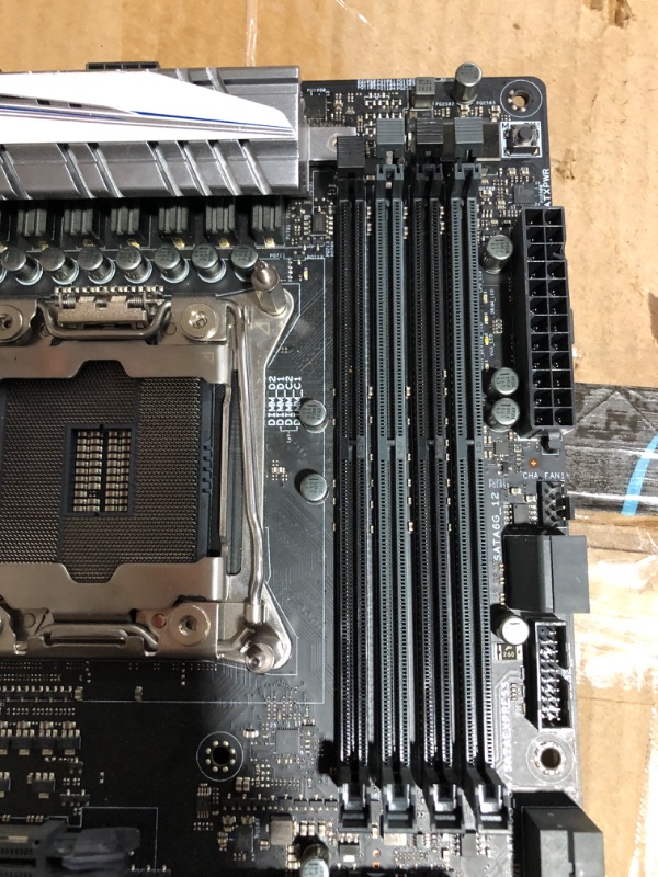 Photo 6 of **MAY BE THE CORRECT MODEL, UNABLE TO CONFIRM ON OUR PART**
Asus X99-PRO/USB 3.1 Motherboard, Intel Socket 2011-v3 Core i7 Processors,8 x DIMM, Quad Channel Memory Architecture