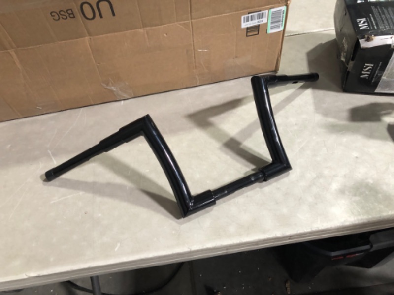 Photo 1 of ***STOCK PHOTO FOR REFERENCE ONLY - ACTUAL ITEM MAY DIFFER - SEE PICTURES - NO PACKAGING***
Gloss Black Ape Hangers 10" Rise, Gloss