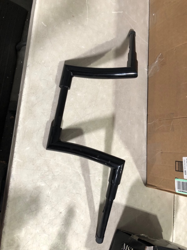 Photo 1 of ***STOCK PHOTO FOR REFERENCE ONLY - ACTUAL ITEM MAY DIFFER - SEE PICTURES - NO PACKAGING***
Gloss Black Ape Hangers 10" Rise, Gloss