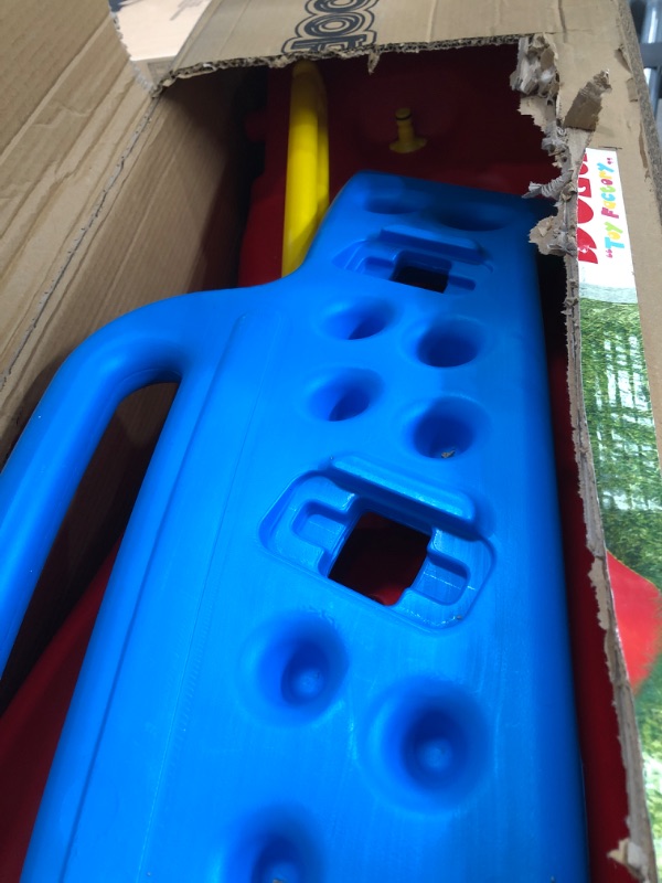 Photo 3 of : Big Water Slide - Colorful Plastic Outdoor Water Slide, Attach to Garden Hose for Water Feature, Indoor Use Too, Kids & Toddlers Ages 2+