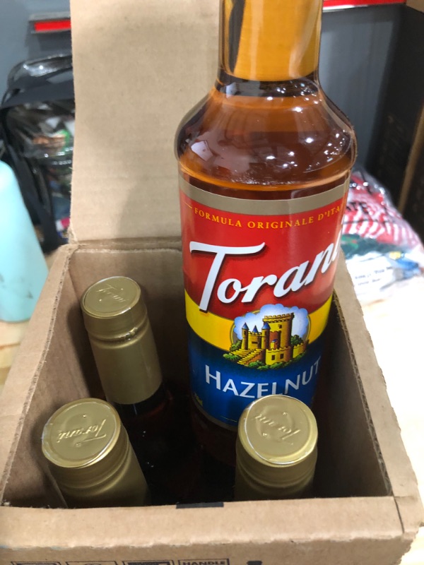 Photo 1 of Torani Syrup, Hazelnut, 25.4 Ounces (Pack of 4) Hazelnut 25.4 Fl Oz (Pack of 4)