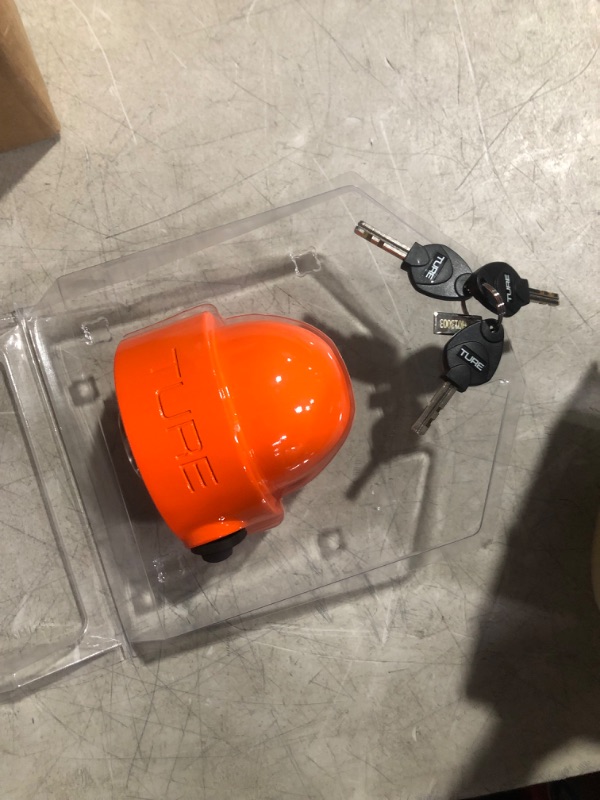 Photo 2 of ***USED - PREVIOUSLY OPENED***
Heavy Duty 2” Trailer Coupler Lock [3-Pack] | Tamper Resistant | Hi-Visibility Orange Color (Fits 1-? inch or 2 inch Ball Coupler Only)