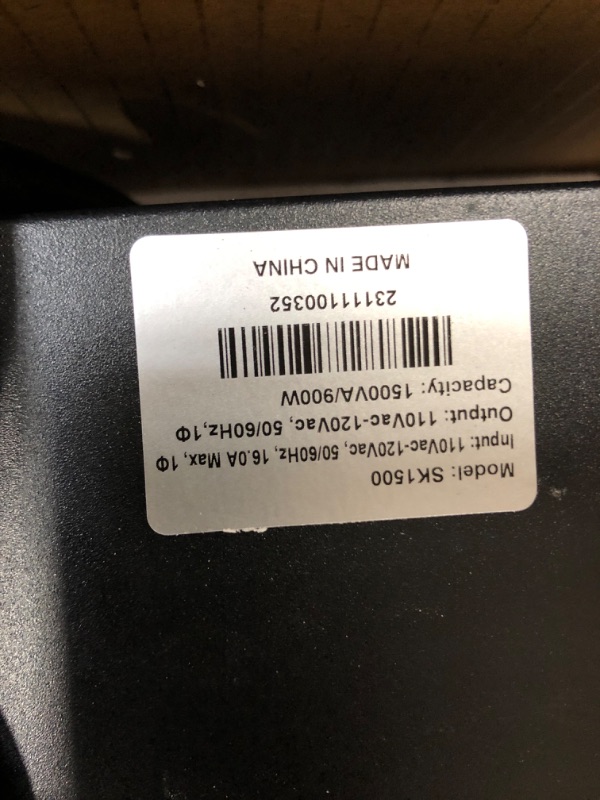Photo 3 of 1500VA UPS Battery Backup 900W Intelligent LCD Battery Backup and Surge Protector,Uninterruptible Power Supply,Battery Backup for Computer SK1500 2.0