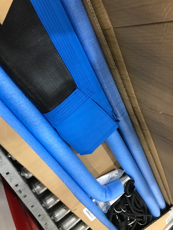 Photo 1 of UBTKEY 750Lb Giant 60" Platform Tree Swing for Kids Adults Outdoor with 2 Hanging Straps and Spinner, Rectangle Large Tree Swing with Durable Steel Frame, Waterproof 900D Oxford Fabric (Blue) Rectangle Blue