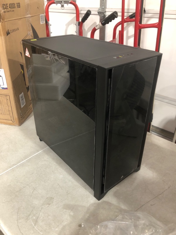 Photo 5 of Corsair iCUE 4000X RGB Mid-Tower ATX PC Case - Black