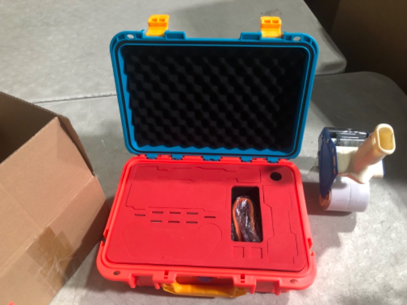 Photo 3 of ***USED - LIKELY MISSING PARTS - UNABLE TO VERIFY FUNCTIONALITY***
Carrying Case for Nintendo Switch/Switch OLED Model 2021, Portable Hard Shell Protective Switch Carrying Case Travel Bag for Switch Console & Accessories (Orange & Blue)