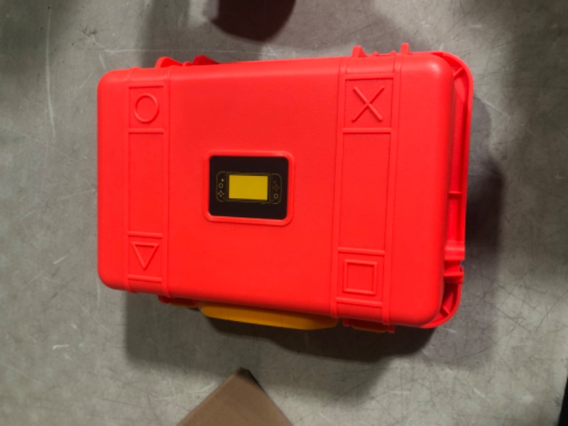 Photo 2 of ***USED - LIKELY MISSING PARTS - UNABLE TO VERIFY FUNCTIONALITY***
Carrying Case for Nintendo Switch/Switch OLED Model 2021, Portable Hard Shell Protective Switch Carrying Case Travel Bag for Switch Console & Accessories (Orange & Blue)