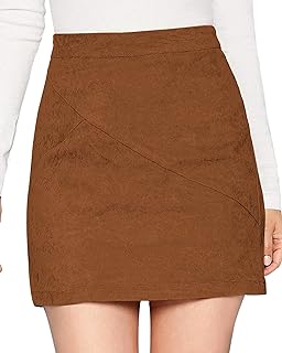 Photo 1 of Brown soft mini skirt, Medium