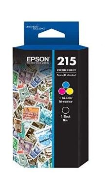 Photo 1 of Epson T215120-BCS Multi-Pack Ink Cartridge & T215 Standard-Capacity Black Ink Cartridge Ink 