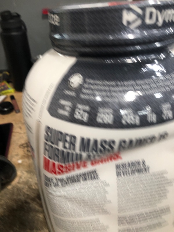 Photo 2 of **EXPIRES 5/2024**NON REFUNDABLE**
Dymatize Super Mass Gainer Protein Powder, 1280 Calories & 52g Protein, 10.7g BCAAs,  Chocolate, 6 lbs