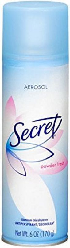 Photo 1 of 2 Pack Secret Anti-Perspirant Deodorant Aerosol Spray Powder Fresh 6 oz Each