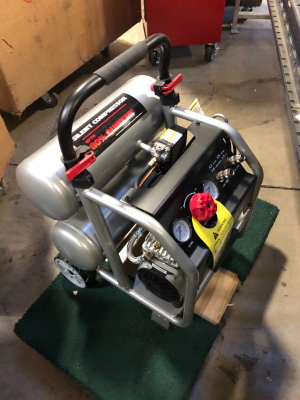 Photo 2 of 4.5 Gal. Portable Electric-Powered Silent Air Compressor
