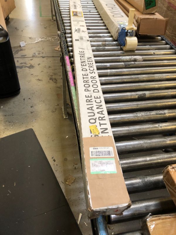 Photo 1 of Revelation - Simple Door Retractable Screen | Durable & Strong, PVC & Aluminium Components, for 79-1/4" to 82-1/4" Height Standard Door, Up to 36" Width | Hardware & Mesh, Easy to Install, (White)