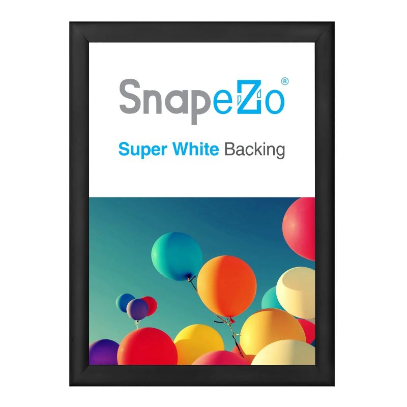Photo 1 of 25x36 Black Snapezo® Snap Frame - 1.2" Profile
