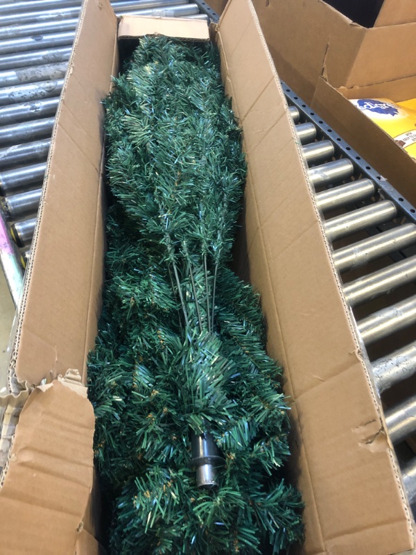 Photo 2 of 6 Ft Premium Christmas Tree with 1200 Tips for Fullness - Artificial Canadian Fir Full Bodied Christmas Tree with Metal Stand, Lightweight and Easy to Assemble 6FT