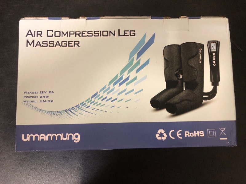 Photo 2 of Leg Massager with Heat, Gifts for Women Men Mom Dad, Air Compression Leg and Foot Massager Gift for Christmas, Fathers Mothers Day, Vericose Veins, Edema, Muscle Fatigue, Cramps, Swelling