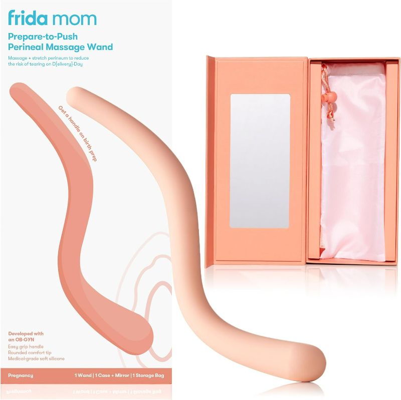 Photo 1 of Frida Mom Labor and Delivery Essentials for Labor Prep, Prepare-to-Push Perineal Massage Wand