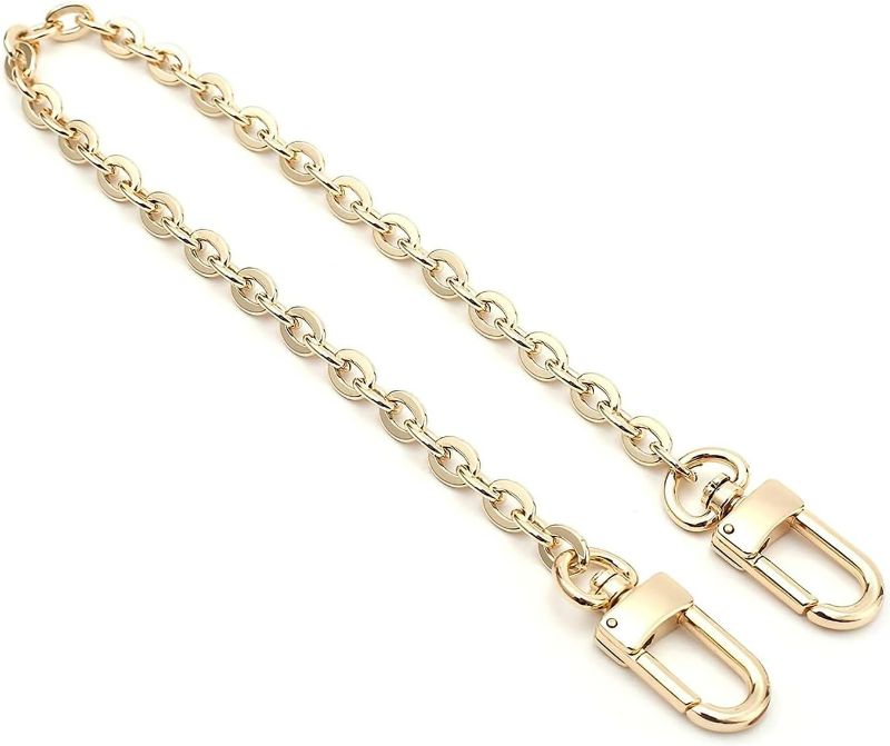 Photo 1 of Chain Strap Crossbody Bag,Gold Purse Chain,Chain Replacement Accessories Charm Decoration(13.7inch)