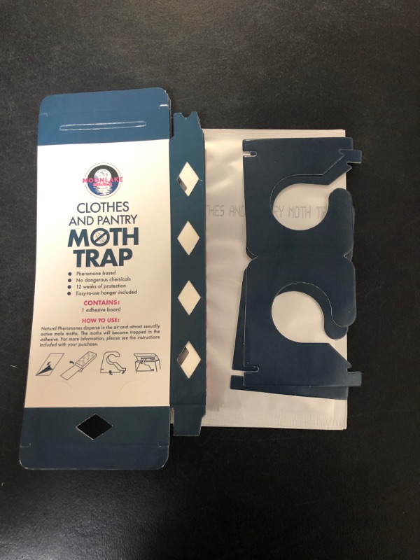 Photo 2 of Moth Traps for Clothes & Pantry - Dual Pantry Moth Trap and Clothing Moth Traps - Natural & Odor-Free Closet and Pantry Moth Traps with Pheromones - only 3 included