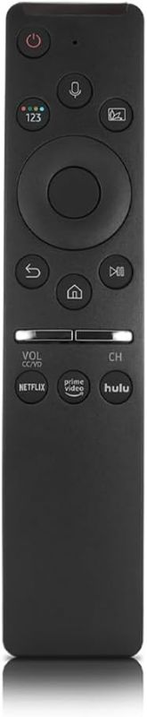 Photo 1 of Voice Remote Control BN59-01312 Replacement for-Samsung Smart TV Remote Control, with Voice Function Univeral for All SamsungTVs, Netflix/Prime-Video and Hulu Shortcut Buttons-1PC