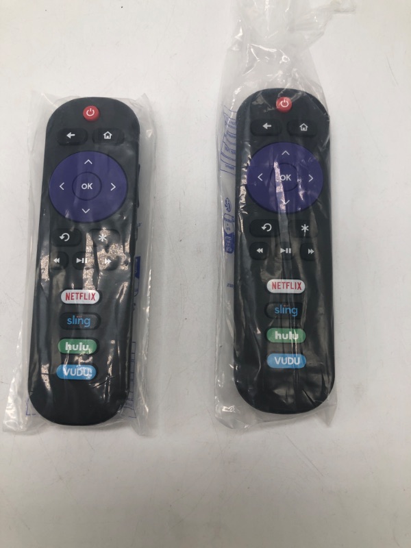 Photo 2 of Pack of 2 Universal Replace Remote Applicable for TCL TV/Hisense TV/Onn TV/Philips TV/Sharp TV/Westinghouse TV/Sanyo TV/RCA TV/JVC TV/Element TV