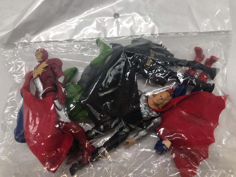 Photo 2 of Superhero Flash Action Figures Set of - Best Toys Set for Boys - Collectible Models - Exclusive Cake Topper