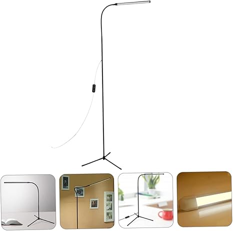 Photo 2 of 1 Set Led Floor Lamp Stand Table Lamp Led Reading Lamp Led Long Arm Lamp Table Light Eye Protection Lamp Dimmable Reading Lamp Gooseneck Desktop Lamp Gooseneck Floor Lamp