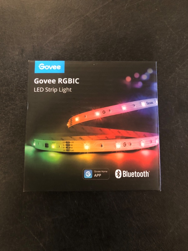 Photo 2 of Govee RGBIC LED Strip Lights, Smart LED Lights for Bedroom, Bluetooth LED Lights APP Control, DIY Multiple Colors on One Line, Color Changing LED Strip Lighting Music Sync, Mothers Day Gifts, 16.4ft