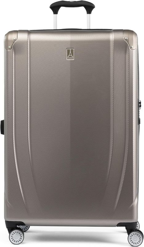 Photo 1 of Travelpro Pathways 3 Hardside Expandable Luggage, 8 Spinner Wheels, Lightweight Hard Shell Suitcase, Checked Large 28 Inch, Champagne