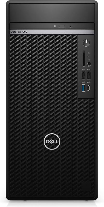 Photo 1 of Dell OptiPlex 7090 Business Full Size Tower Desktop Computer, Intel Octa-Core i7-11700 Up to 4.9GHz, 32GB DDR4 RAM, 1TB PCIe SSD + HDD, DVDRW, WiFi Adapter, Ethernet, Type-C, Windows 11 Pro