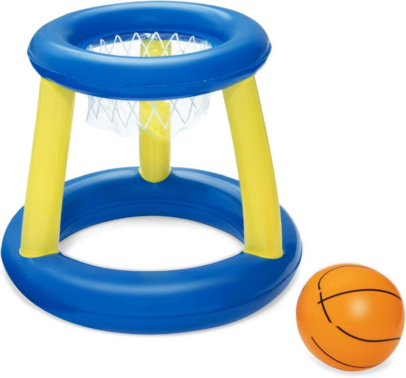 Photo 1 of Bestway 52418 Splash N Hoop Inflatable Basketball Swimming Set, Floating Pool Game