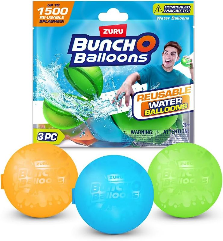 Photo 1 of Bunch O Balloons Reusable Water Balloons, 2 Pack,for Kids, Adults (2Pack - Asst. Colors)