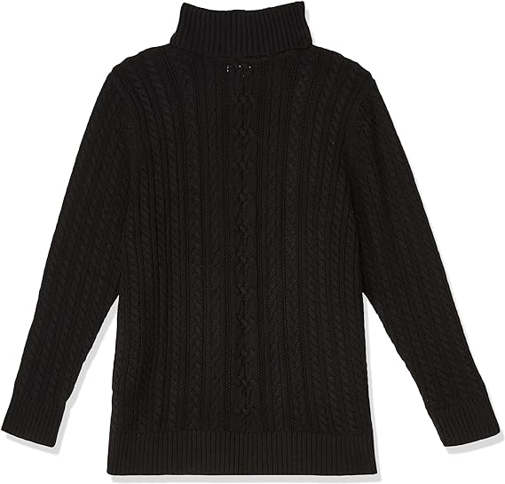 Photo 1 of Size M Amazon Essentials Women's Fisherman Cable Turtleneck Sweater (Available in Plus Size)