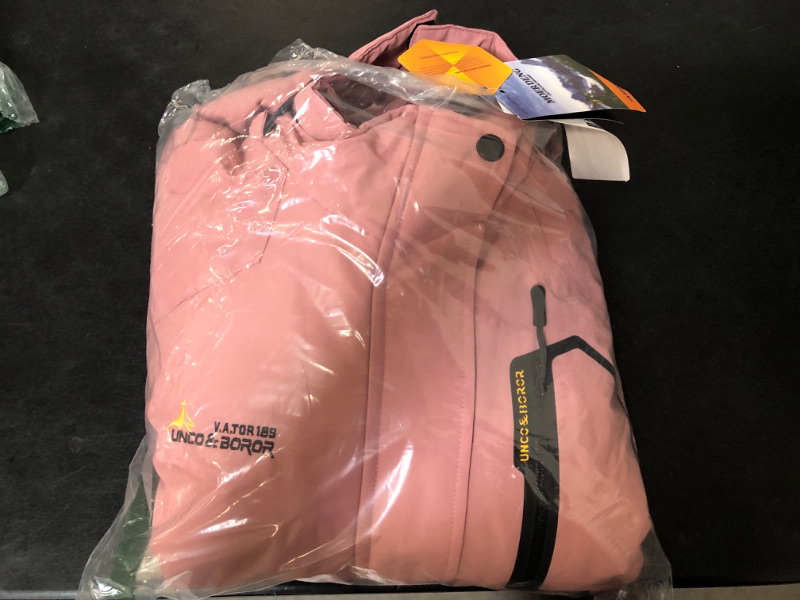 Photo 1 of  Size L MOERDENG Women's Waterproof Ski Jacket Warm Winter Snow Coat Mountain Windbreaker Hooded Raincoat Jacket