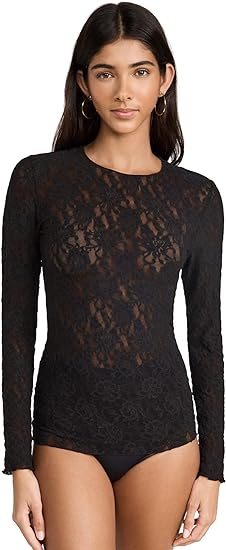 Photo 1 of Size XL hanky panky Women's Signature Lace Unlined Long Sleeve Top