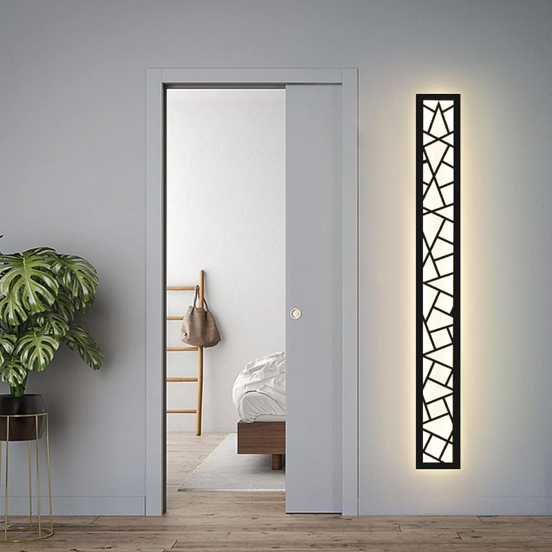 Photo 1 of LED Wall Sconces Outdoor LED Wall Lights Minimalist Waterproof Led Wall Light IP67 3000K Long Strip Wall Lamps Suitable for Outdoor Wall Sconce/Indoor Decorative Lighting (44.88inch)
