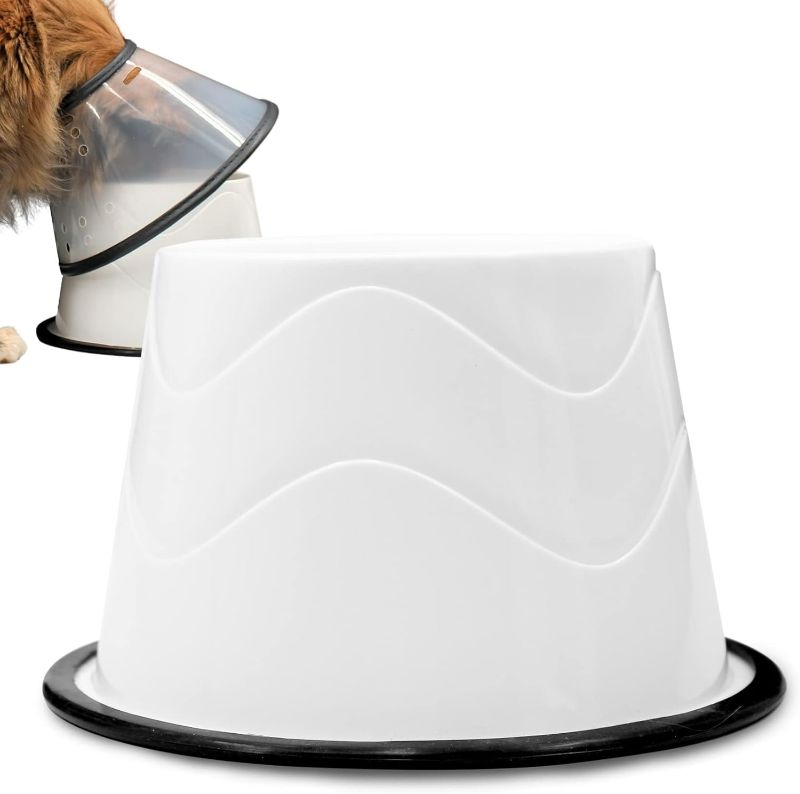 Photo 1 of CAM Pets - Small Size Pair Raised Dog Bowl for Dogs and Cats - Elevated Dog Bowls - No Slip Base Feeding Bowls for Dogs Food Bowls Wearing Cone - Elevated Dog Bowls for Large Dog - Bowl Stand