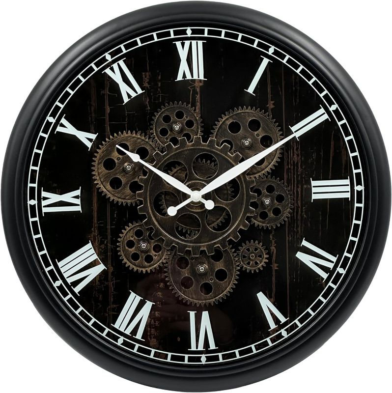 Photo 1 of 15 Inch Gear Clock With Real Moving Gears, Steampunk C…
$59.99
Only 11 left in stock - order soon.
This item is too big for delivery to an Amazon Pickup Location. Please choose a different delivery location.