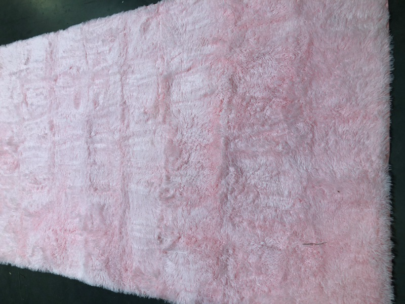 Photo 2 of Soft Area Rugs for Bedroom Living Room Plush Fluffy Rug 8x5 Feet, Pink Shag Rug Carpet Non Shedding for Nursery Playroom Dorm, Indoor Modern Fuzzy Rug for Kids Girls Room Home Decor