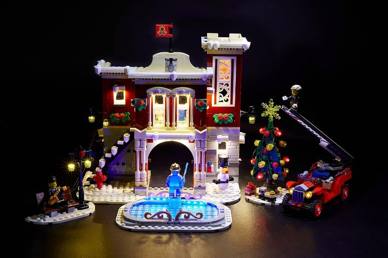 Photo 1 of LED Lighting Kit for Lego Creator Winter Village Fire Station - 10263 (Lego Set NOT Included)